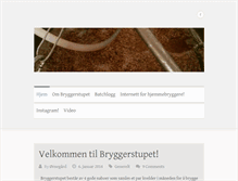 Tablet Screenshot of bryggerstupet.no